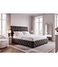 Invicta Interior Bed PARIS CHESTERFIELD 180x200cm fluweel olijfgrijs - 6541076