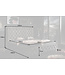 Invicta Interior Bed PARIS CHESTERFIELD 180x200cm fluweel olijfgrijs - 6541076