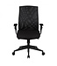 Amstyle hoes bureaustoel stof zwart bureaustoel design directiestoel armleuning bureaustoel bekleding 120 kg