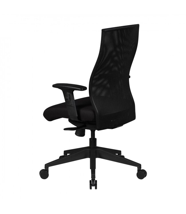 Amstyle hoes bureaustoel stof zwart bureaustoel design directiestoel armleuning bureaustoel bekleding 120 kg