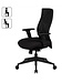 Amstyle hoes bureaustoel stof zwart bureaustoel design directiestoel armleuning bureaustoel bekleding 120 kg