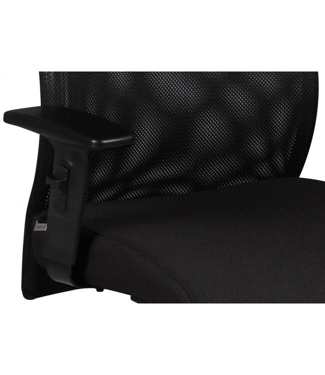 Amstyle hoes bureaustoel stof zwart bureaustoel design directiestoel armleuning bureaustoel bekleding 120 kg