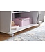 Wohnling computertafel DIANA oprolbaar White 90 x 71 x 50 cm met toetsenbordplateau | Laptop tafel op wieltjes | Pc-tafel met ruimtebesparende printer tray | Bureau voor kleine ruimtes