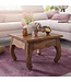 Wohnling Salontafel Massief Hout Sheesham 60 cm breed Woonkamer-Tafel Design donkerbruin Landelijke Stijl Bijzettafel