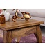 Wohnling Salontafel Massief Hout Sheesham 60 cm breed Woonkamer-Tafel Design donkerbruin Landelijke Stijl Bijzettafel