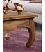 Wohnling Salontafel Massief Hout Sheesham 60 cm breed Woonkamer-Tafel Design donkerbruin Landelijke Stijl Bijzettafel