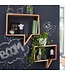 Wohnling set van 2 wandplanken MUMBAI massief houten acacia houten plank landelijke huisstijl hangende plank echte houten wandplank natuurlijk product