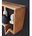 Wohnling set van 2 wandplanken MUMBAI massief houten acacia houten plank landelijke huisstijl hangende plank echte houten wandplank natuurlijk product