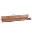 Wohnling wandplank MUMBAI massief hout acaciahout plank 110 cm landelijke stijl hangplank echt hout wandplank natuurlijk product
