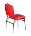 Wohnling ELVIS American Diner 50s Retro | Zitting bekleed met rugleuning | Eetkamerstoel kleur rood wit