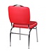 Wohnling ELVIS American Diner 50s Retro | Zitting bekleed met rugleuning | Eetkamerstoel kleur rood wit