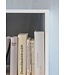 Wohnling Design Boekenkast met 9 vakken Wit 108 x 104 x 29 cm, Vrijstaand Houten Rek, Dossierrek Roomdivider Kubusrek modern, Open Opbergrek