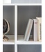 Wohnling Design Boekenkast met 9 vakken Wit 108 x 104 x 29 cm, Vrijstaand Houten Rek, Dossierrek Roomdivider Kubusrek modern, Open Opbergrek