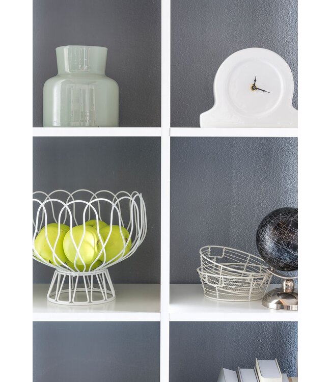 Wohnling Design Boekenkast met 9 vakken Wit 108 x 104 x 29 cm, Vrijstaand Houten Rek, Dossierrek Roomdivider Kubusrek modern, Open Opbergrek