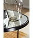 Wohnling Design Bijzettafel Rond Ø 50/42 cm - 2-delig Zwart met Spiegelglas, Salontafel 2-delige Set, Spiegeltafel, Bijzettafel