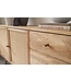 Wohnling design dressoir 140x75x40 cm massief mangohout | Ladekast met 3 lades | Hoge ladekast van massief hout | Staande kast woonkamer | 2 deurvakken