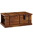 Wohnling salontafel 100x60x40 cm massief sheeshamhouten kisttafel met wijnrek | Design salontafel met opbergruimte | Salontafel salontafel modern | houten tafel woonkamer