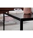 Wohnling Koffietafel Metaal 60x60x40 cm Vierkante Salontafel Zwart | Tafel Woonkamer Industrieel | Kleine Bijzettafel Woonkamertafel