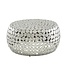 Wohnling Koffietafel Aluminium 66x66x32 cm Salontafel Metaal Zilver | Tafel Woonkamer Rond | Woonkamertafel Modern | Kleine Bijzettafel