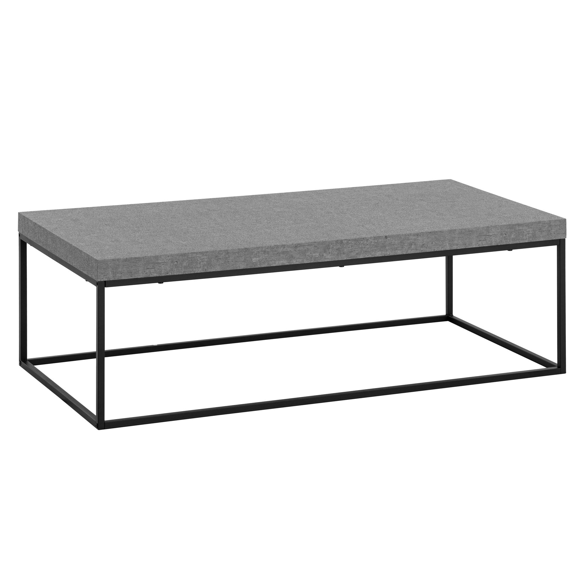 Salontafel 120x60x38 cm Grijs Salontafel in Betonlook Modern, Design Woonkamertafel Rechthoekig, Lou