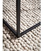 Wohnling Salontafel 120x60x38 cm Grijs Salontafel in Betonlook Modern, Design Woonkamertafel Rechthoekig, Lounge Salontafel, Salontafel Metalen Poten Groot
