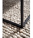 Wohnling Salontafel 60x60x38 cm Grijs Salontafel in Betonlook Modern, Design Woonkamertafel Vierkant, Lounge Salontafel, Salontafel Metalen Poten Klein