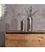 Wohnling Decoratieve Vaas Set van 2 Aluminium Zilveren Cilinder Bloemenvaas Modern, Decoratieve Vaas Rond 2-delig voor Bloemen, Aluminium Tafelvaas Woondecoratie Metalen Tafeldecoratie Handgemaakt