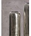 Wohnling Decoratieve Vaas Set van 2 Aluminium Zilveren Cilinder Bloemenvaas Modern, Decoratieve Vaas Rond 2-delig voor Bloemen, Aluminium Tafelvaas Woondecoratie Metalen Tafeldecoratie Handgemaakt