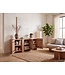 Wohnling Dressoir Acacia Massief Hout 165cm - Dressoir met 3 Deuren - Commode Modern Design - Kast Houten Commode Handgemaakt