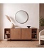 Wohnling Sideboard Mango Massiefhout 180cm - Dressoir met 2 deuren en rek - Commode modern design - Kast Houten commode Handgemaakt
