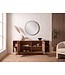 Wohnling Sideboard Mango Massiefhout 180cm - Dressoir met 2 deuren en rek - Commode modern design - Kast Houten commode Handgemaakt