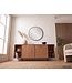 Wohnling Sideboard Mango Massiefhout 180cm - Dressoir met 2 deuren en rek - Commode modern design - Kast Houten commode Handgemaakt