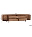 Wohnling Lowboard 180cm TV-meubel Mango Massiefhout Rechthoekig met 4 Lades - Design TV-kast - Moderne TV-tafel TV-meubel - TV-dressoir Woonkamer Handgemaakt