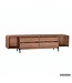 Wohnling Lowboard 180cm TV-meubel Mango Massiefhout Rechthoekig met 4 Lades - Design TV-kast - Moderne TV-tafel TV-meubel - TV-dressoir Woonkamer Handgemaakt