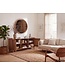 Wohnling Sideboard Mango Massiefhout 160cm - Dressoir met 3 deuren - Commode modern design - Kast Houten commode Handgemaakt