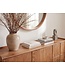 Wohnling Sideboard Mango Massiefhout 160cm - Dressoir met 3 deuren - Commode modern design - Kast Houten commode Handgemaakt
