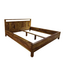 Invicta Interior Bed MAKASSAR 180x200cm sheesham hout bruin boomstam - 19646