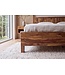 Invicta Interior Bed MAKASSAR 180x200cm sheesham hout bruin boomstam - 19646