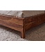 Invicta Interior Bed MAKASSAR 180x200cm sheesham hout bruin boomstam - 19646