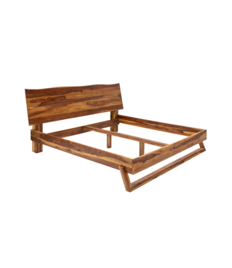 Invicta Interior Bed AMAZONAS 180x200cm boomstam sheesham hout bruin - 40710