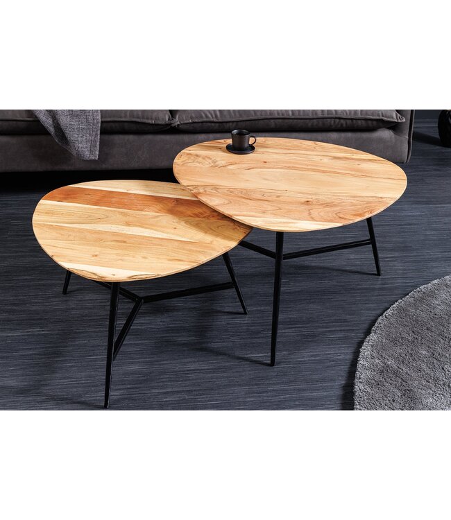 Invicta Interior Salontafel BEAUTY BY NATURE 60cm acacia hout - 43740