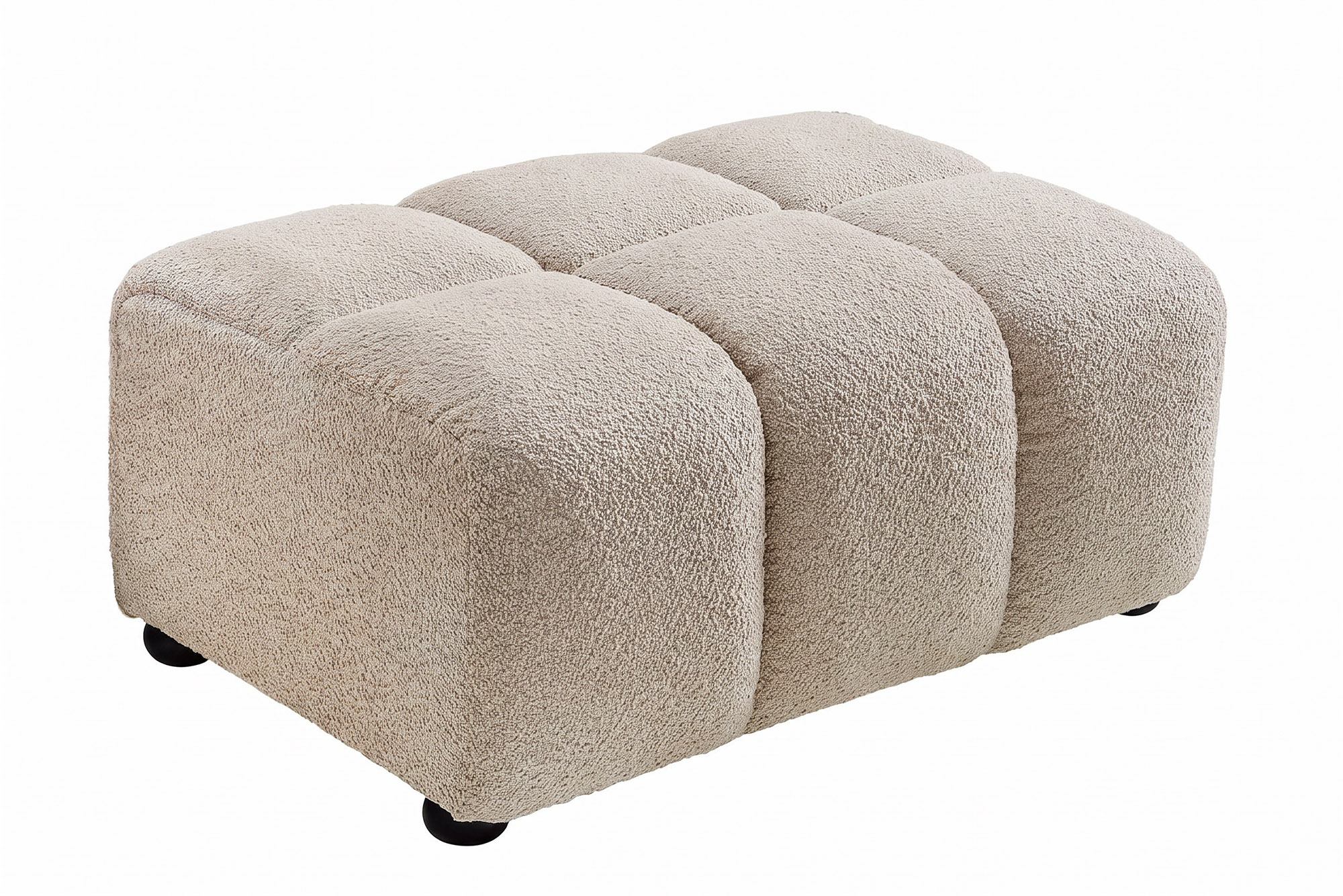 Kruk CLOUD 100cm bouclé champagne greige - 44174