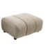 Invicta Interior Kruk ADLON 100cm bouclé champagne greige - 44176