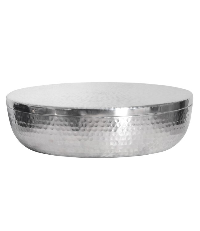 Invicta Interior Schaal ORIENT met deksel 40cm aluminium zilver - 44474