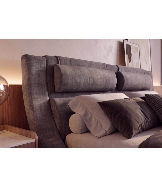 Invicta Interior Bed SWING 160x200cm vogue velvet grijs - 44571