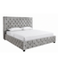 Invicta Interior Bed PARIS CHESTERFIELD 180x200cm bouclé grijs - 44575