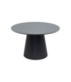 Invicta Interior Eettafel VALHALLA WOOD Ø 140cm rond eikenhout fineer zwart - 45057