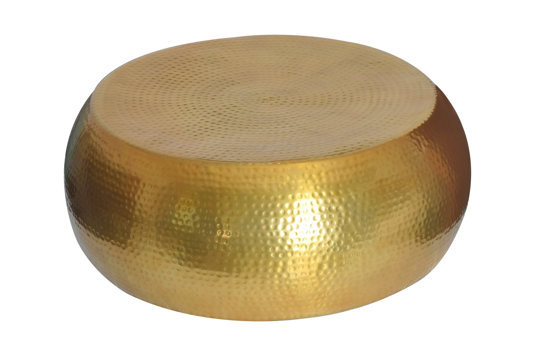 Salontafel ORIENT 80cm rond messing hamerslageffect handgemaakt - 45663