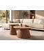 Invicta Interior Salontafel VALHALLA WOOD Ø 70cm rond eiken hout fineer naturel - 45894