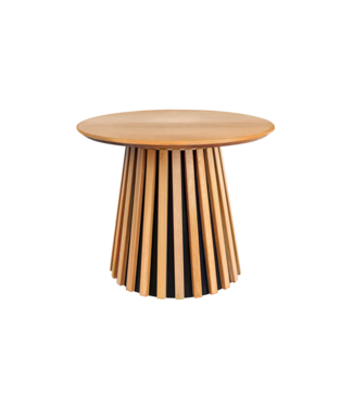 Invicta Interior Salontafel VALHALLA WOOD Ø 50cm rond eikenhout fineer naturel - 45895